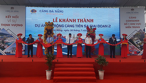Cảng Đà Nẵng khánh thành dự án mở rộng cảng Tiên Sa giai đoạn II
