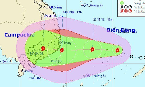 Áp thấp mạnh lên thành bão, Khánh Hòa sẽ sơ tán 280.000 dân