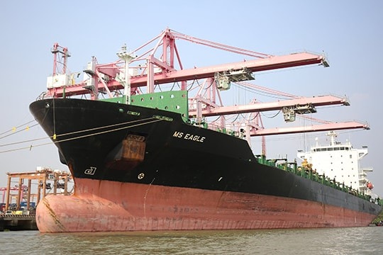 TP.HCM lần đầu đón tàu tải trọng 40.000 tấn chuyển hàng hóa trực tiếp đi Úc