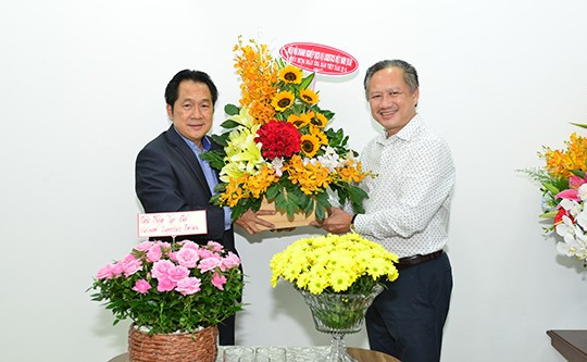 Chủ tịch Hiệp hội VLA thăm và chúc mừng Tạp chí VLR nhân ngày Báo chí Cách mạng Việt Nam