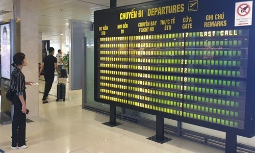 Từ 1/10, ngưng phát loa thông báo ở ga quốc nội sân bay Tân Sơn Nhất