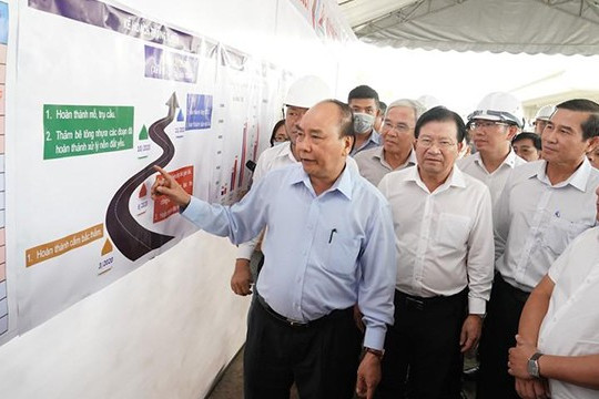 Thủ tướng chỉ đạo: Phải xử lý tốt nguồn vốn, đảm bảo tiến độ dự án Trung Lương - Mỹ Thuận