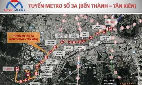 TP. HCM đề xuất đầu tư xây dựng tuyến metro Bến Thành - Tân Kiên