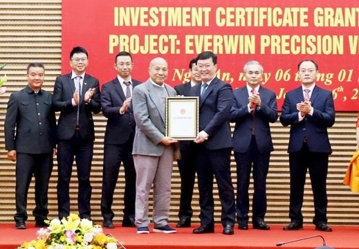 Doanh nghiệp nước ngoài rót 200 triệu USD xây nhà máy cấu kiện điện tử tại Nghệ An