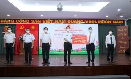 Tân Cảng Sài Gòn ủng hộ 50 tỷ đồng cho quỹ vắc xin phòng, chống Covid-19