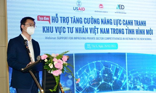 Hỗ trợ tăng cường năng lực cạnh tranh khu vực tư nhân Việt Nam trong tình hình mới
