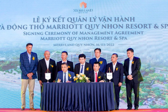Hưng Thịnh ký kết hợp tác và động thổ Marriott QuyNhon Resort & Spa
