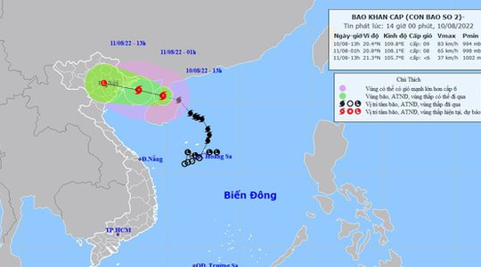 Ứng phó với bão số 2: Quảng Ninh cấm biển từ 12h, Hải Phòng dừng hoạt động trên vịnh Lan Hạ