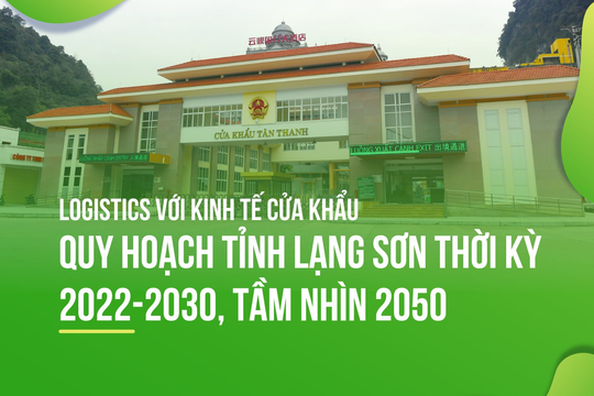 Logistics với kinh tế cửa khẩu: Quy hoạch tỉnh Lạng Sơn thời kì 2022- 2030, tầm nhìn 2050 