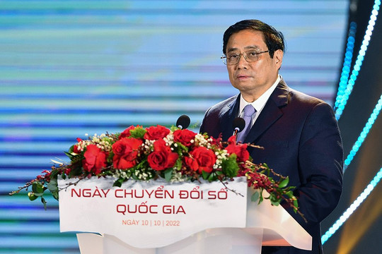  Thủ tướng Phạm Minh Chính: Chuyển đổi số phải để người dân, doanh nghiệp hưởng lợi...