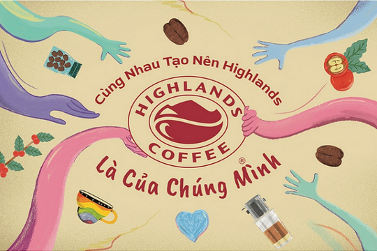 Highlands Coffee ra mắt thông điệp hướng về cộng đồng