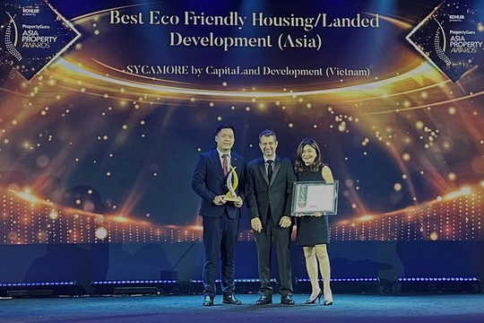 CapitaLand Development được vinh danh tại giải thưởng bất động sản châu Á PropertyGuru 2022