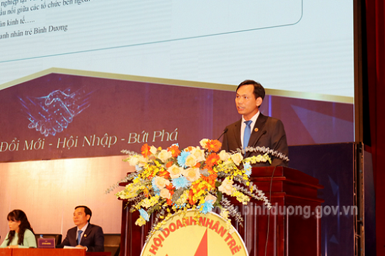 Ông Huỳnh Trần Phi Long làm Chủ tịch Hội Doanh nhân trẻ tỉnh Bình Dương
