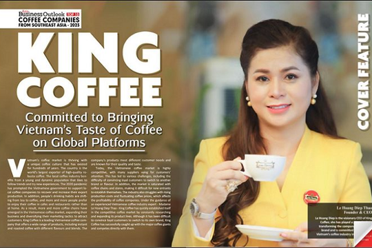 King Coffee – Top 10 thương hiệu cà phê hàng đầu Đông Nam Á 2023