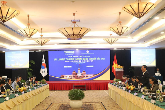 Hội nghị Đối thoại giữa Lãnh đạo Thành phố Hồ Chí Minh và Doanh nghiệp Hàn Quốc năm 2023