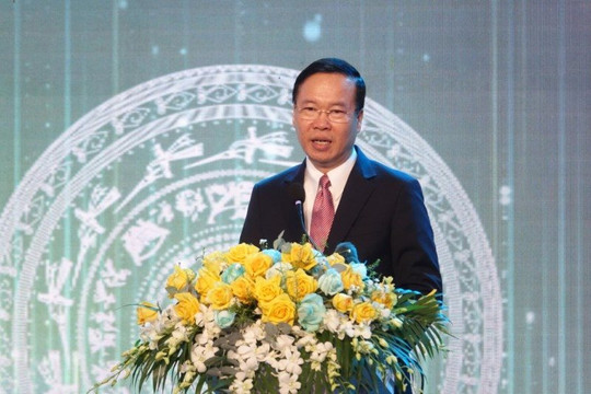 Chủ tịch nước Võ Văn Thưởng dự Lễ kỷ niệm 10 năm VSIP Quảng Ngãi