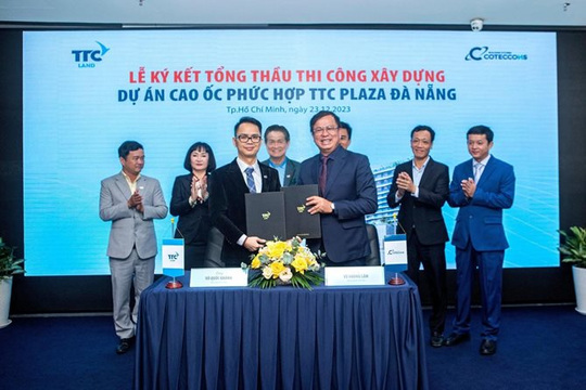 Coteccons làm tổng thầu thi công xây dựng dự án TTC Plaza Đà Nẵng