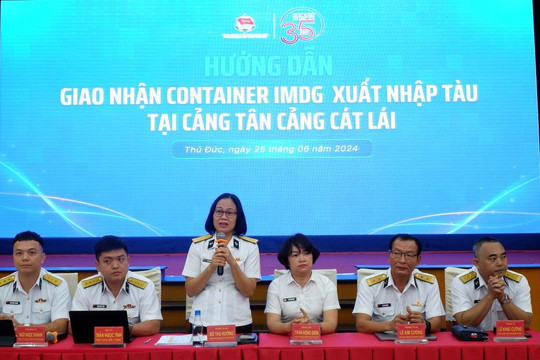 Tân Cảng Sài Gòn thông báo quy định về giao nhận container IMDG xuất nhập tàu tại cảng Tân Cảng – Cát Lái