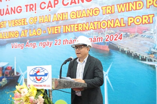 Saigon Newport Corporation and Vung Ang Port affirm their heavy cargo handling capabilities with the Hai Anh wind power plant project