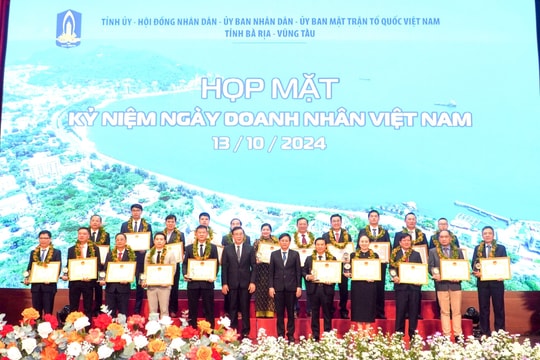 Bà Rịa - Vũng Tàu vinh danh doanh nghiệp tiêu biểu