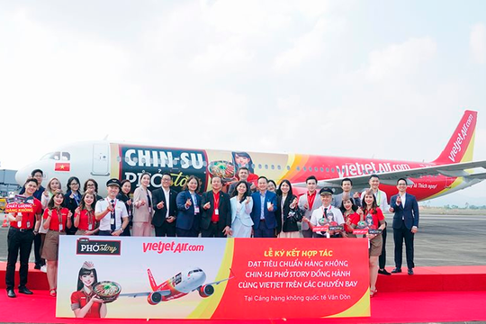 Masan Consumer và Vietjet hợp tác đưa CHIN-SU Phở Story ra thế giới