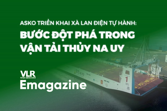 ASKO triển khai xà lan điện tự hành: Bước đột phá trong vận tải thủy Na Uy