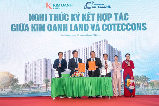 Kim Oanh Land ký kết với các đối tác để triển khai xây dựng K-Home New City