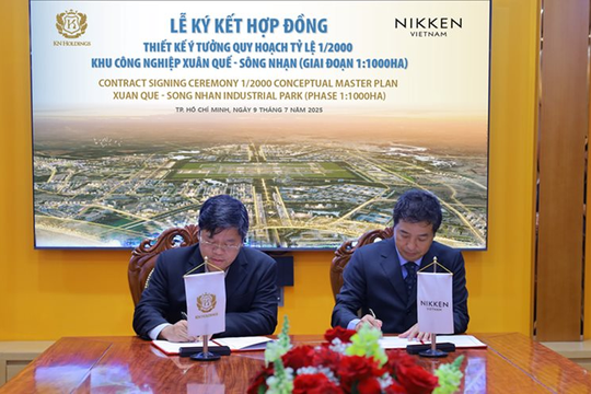 KCN Xuân Quế và Nikken Việt Nam ký kết hợp tác