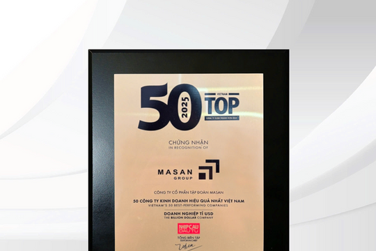 Chiến lược kinh doanh hiệu quả, Masan vào TOP 50 Công ty kinh doanh hiệu quả nhất Việt Nam 2025