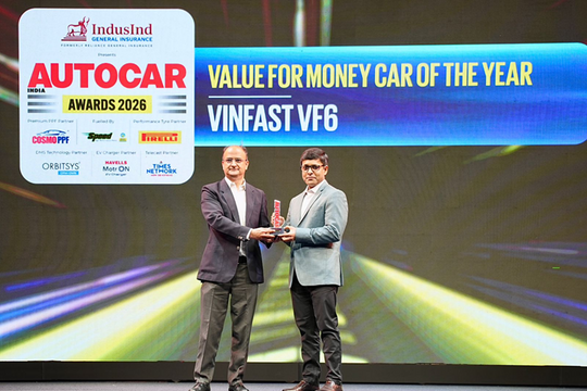 VinFast VF6 được vinh danh tại Autocar India Award 2026