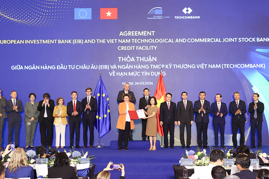 Thỏa thuận tài trợ trị giá 200 triệu Euro giữa EIB Global và Techcombank đã chính thức được công bố