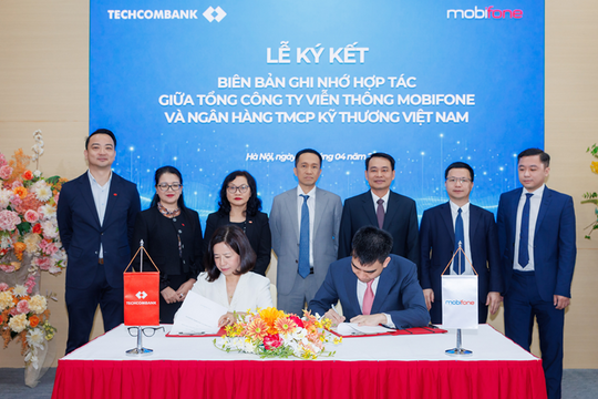 Mobifone và Techcombank ký kết hợp tác toàn diện