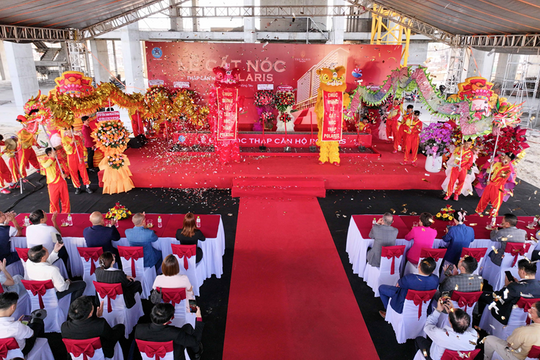 Tháp căn hộ Polaris - The Maris Vũng Tàu chính thức cất nóc