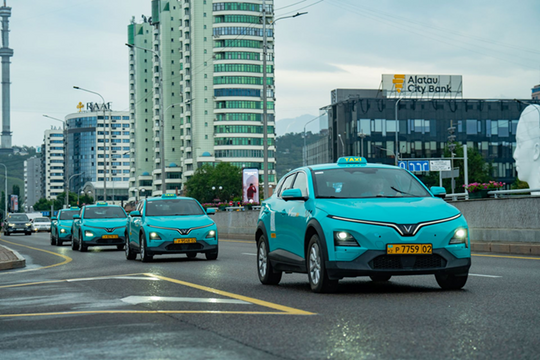 Green SM chính thức ra mắt dịch vụ gọi xe thuần điện tại Kazakhstan