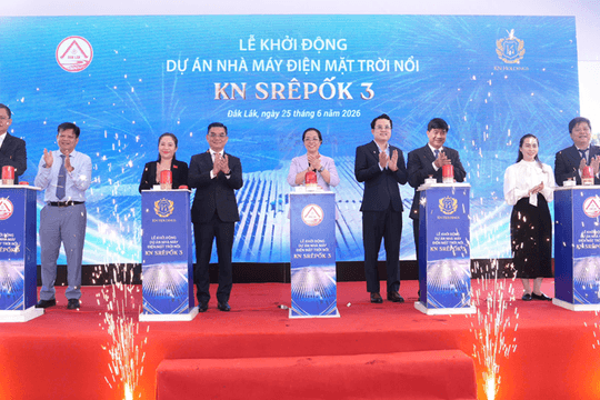 KN Holdings khởi động dự án điện mặt trời nổi tại Đắk Lắk