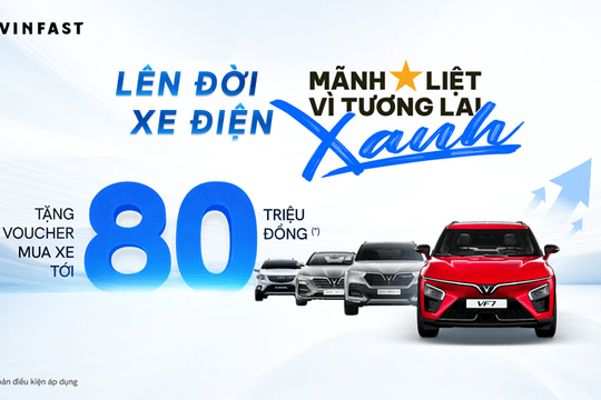 VinFast tặng voucher để khách hàng cũ chuyển đổi sang xe điện