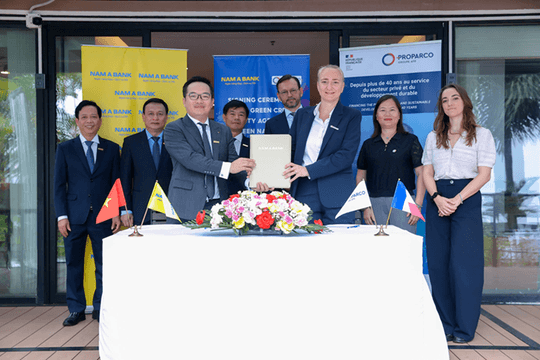 Nam A Bank nhận 30 triệu USD từ Proparco thúc đẩy tài chính xanh