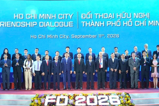 Tân Cảng Sài Gòn Đối thoại Hữu nghị TP.HCM 2026: Kết nối nguồn lực quốc tế cho phát triển cảng biển và logistics