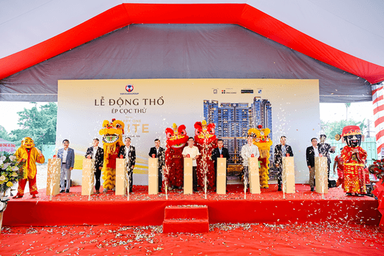 Vạn Xuân Group chính thức động thổ dự án Happy One Elite