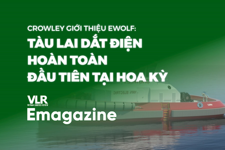Crowley giới thiệu eWolf: Tàu lai dắt điện hoàn toàn đầu tiên tại Hoa Kỳ