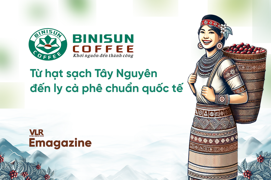 Binisun Coffee & Tea: Từ hạt sạch Tây Nguyên đến ly cà phê chuẩn quốc tế