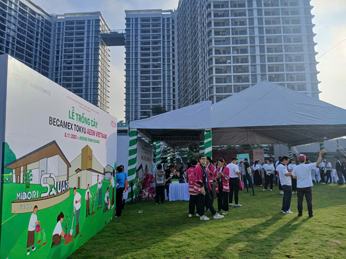 Becamex Tokyu phối hợp cùng Aeon Việt Nam tổ chức ngày hội trồng cây
