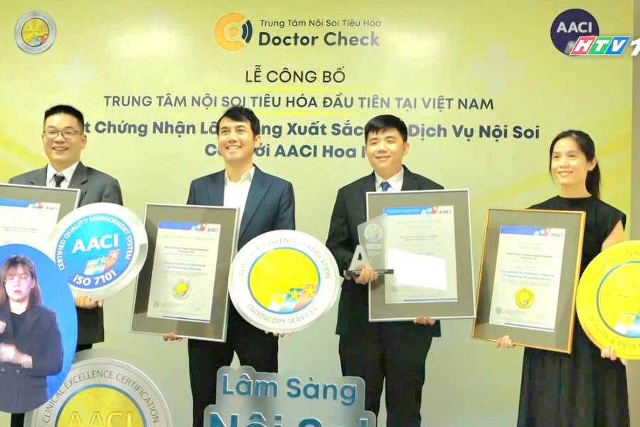Doctor Check: Đạt “Chứng nhận Lâm sàng Xuất sắc cho Dịch vụ Nội soi” đầu tiên tại Việt Nam
