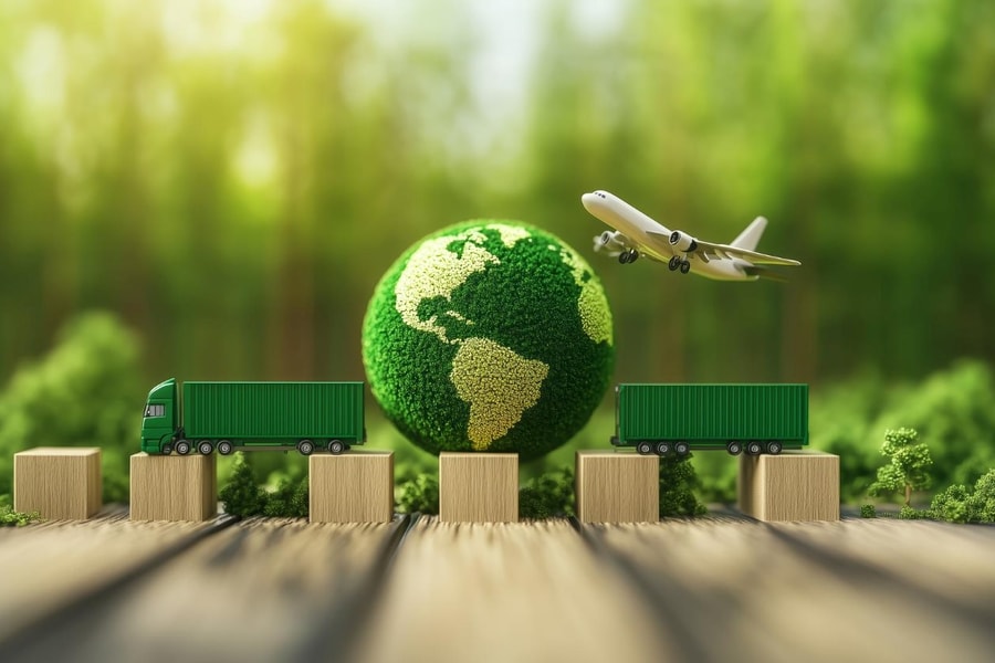 “Bầu trời xanh” 2050: áp lực giảm phát thải lên chuỗi cung ứng hàng không