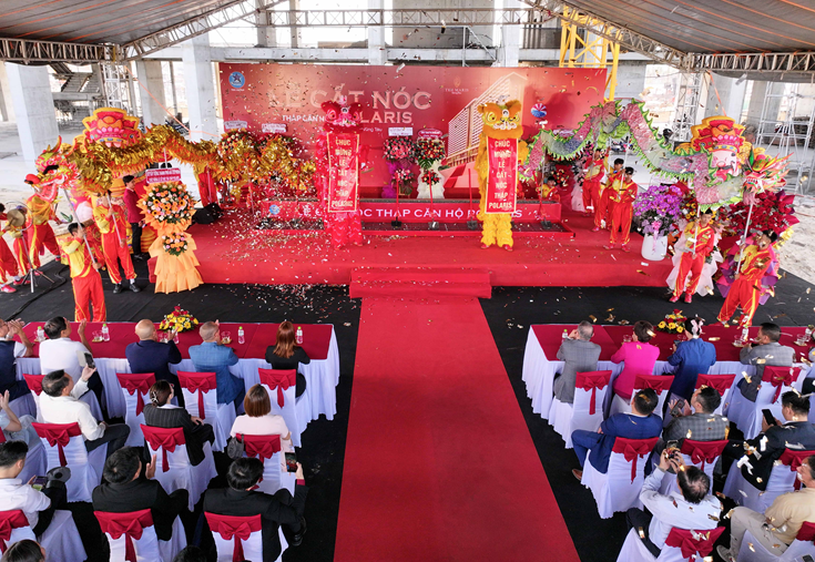 Tháp căn hộ Polaris - The Maris Vũng Tàu chính thức cất nóc