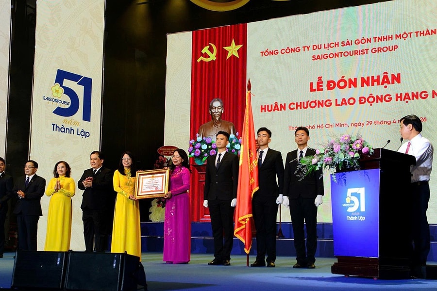 Saigontourist Group Đón nhận Huân chương Lao động hạng Nhất lần thứ 2: “Hành trình 50 năm” và bước chuyển để vươn tầm