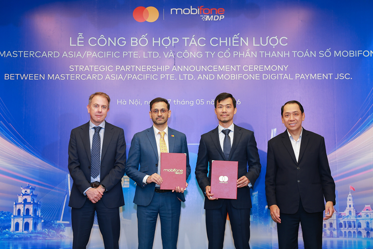 Công ty Cổ phần Thanh toán số MobiFone bắt tay Mastercard thúc đẩy nền kinh tế số 
