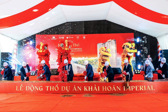 Khải Hoàn Land chính thức động thổ dự án Khải Hoàn Imperial