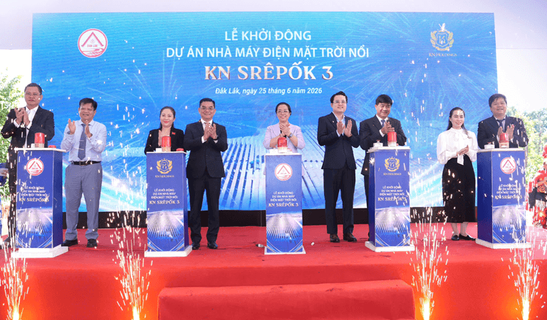 KN Holdings khởi động dự án điện mặt trời nổi tại Đắk Lắk