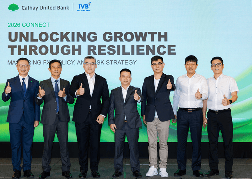 Cathay United Bank và Indovina Bank đồng hành cùng doanh nghiệp nâng cao năng lực thích ứng trước bối cảnh bất định toàn cầu